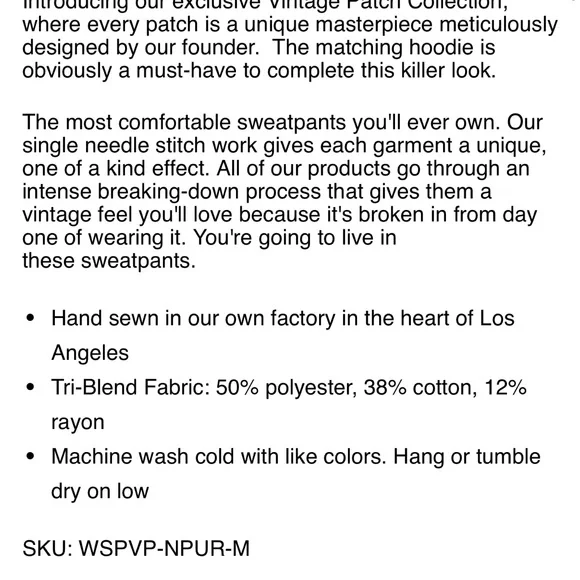 🆕Aviator Nation Patch Women Sweatpants - Picture 9 of 9